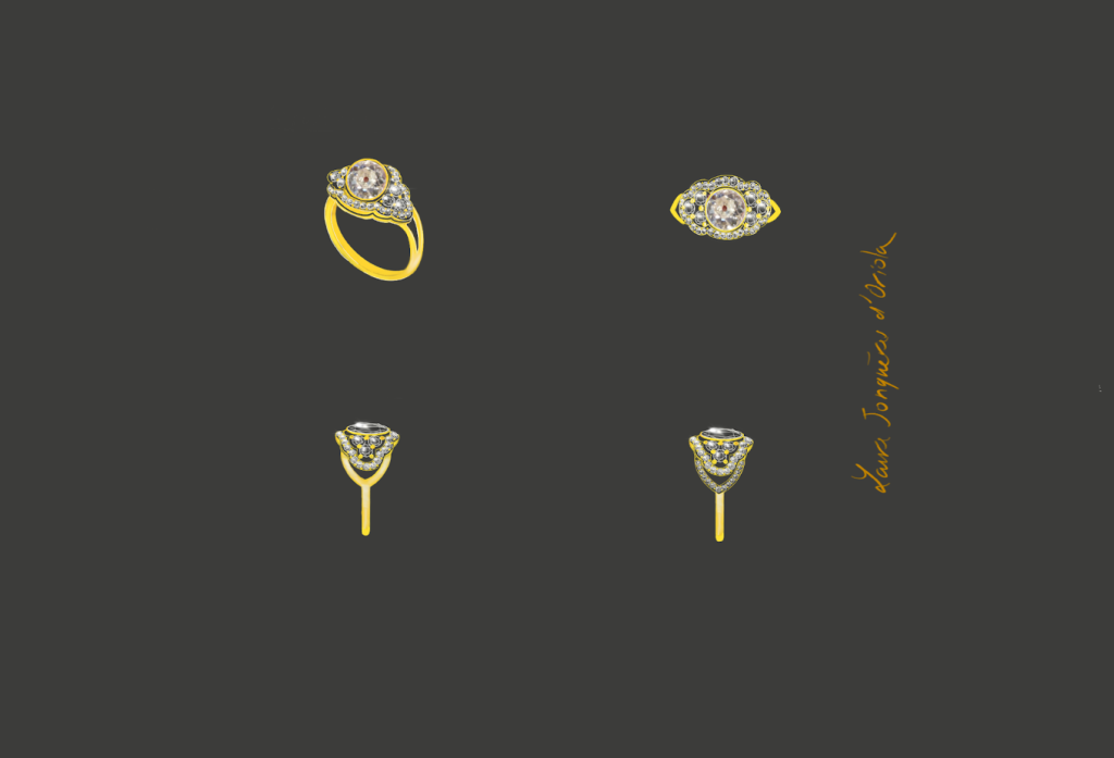 Le gouaché en joaillerie sur-mesure