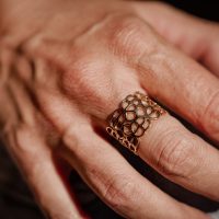 Collection Vertu, bague silhouette