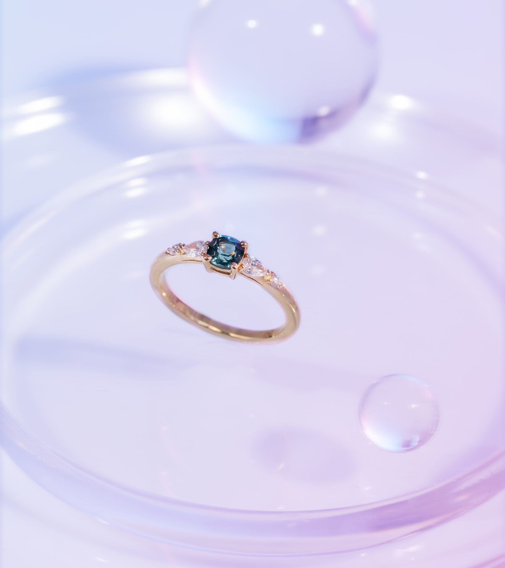 LAUJOA Pégase saphir vert