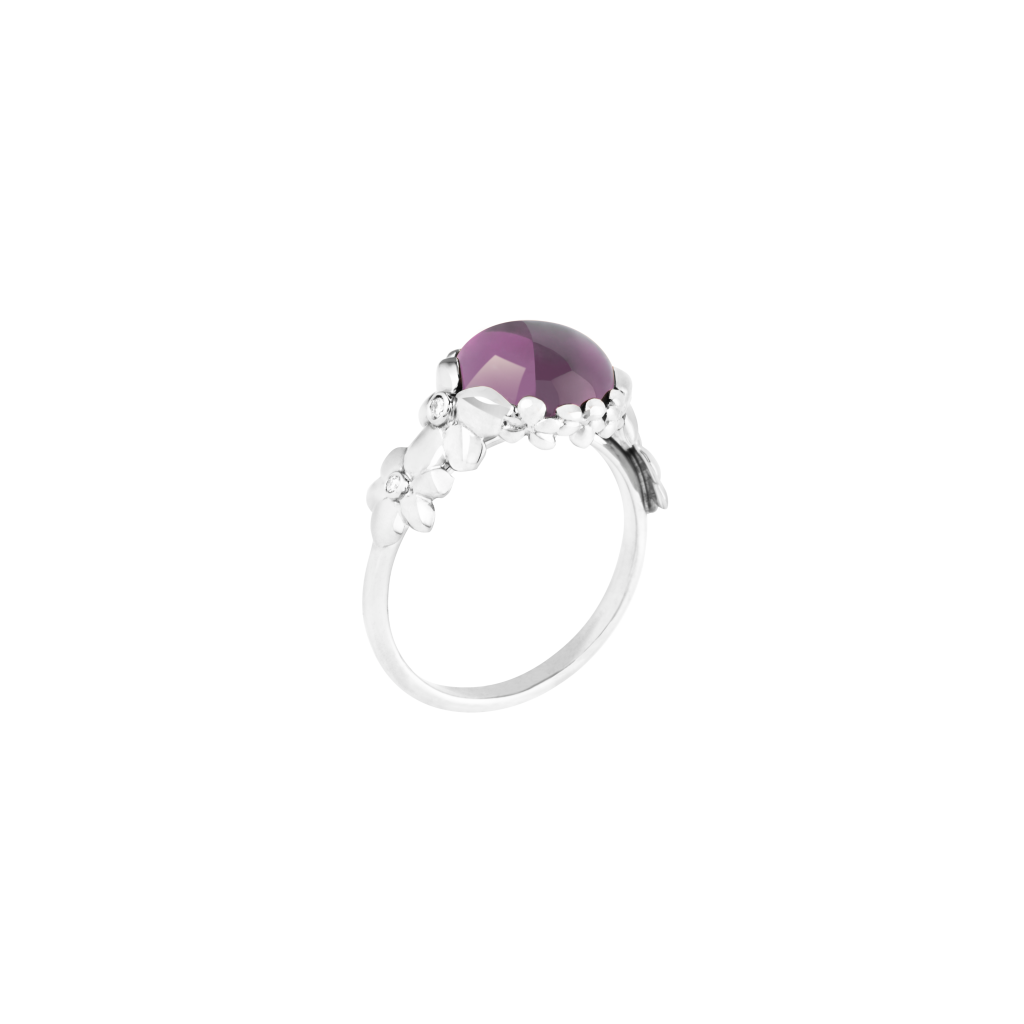 Bague Prestige Or blanc et Améthyste