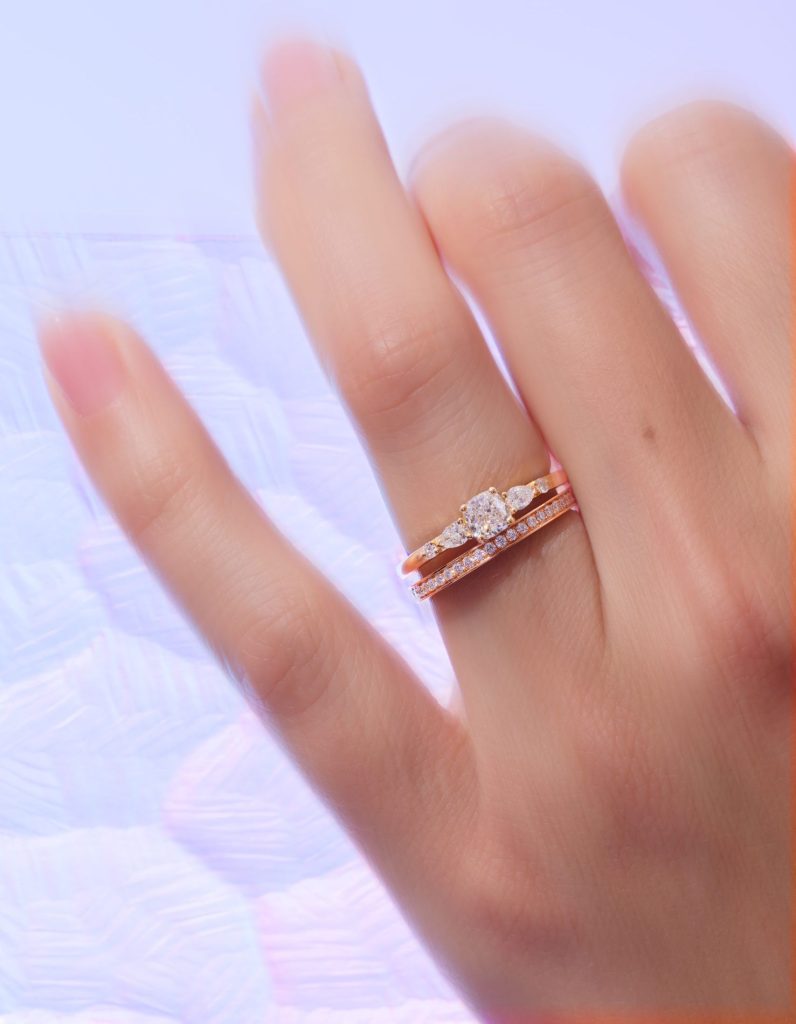 Collection Constellation Pégase, bague de fiançailles