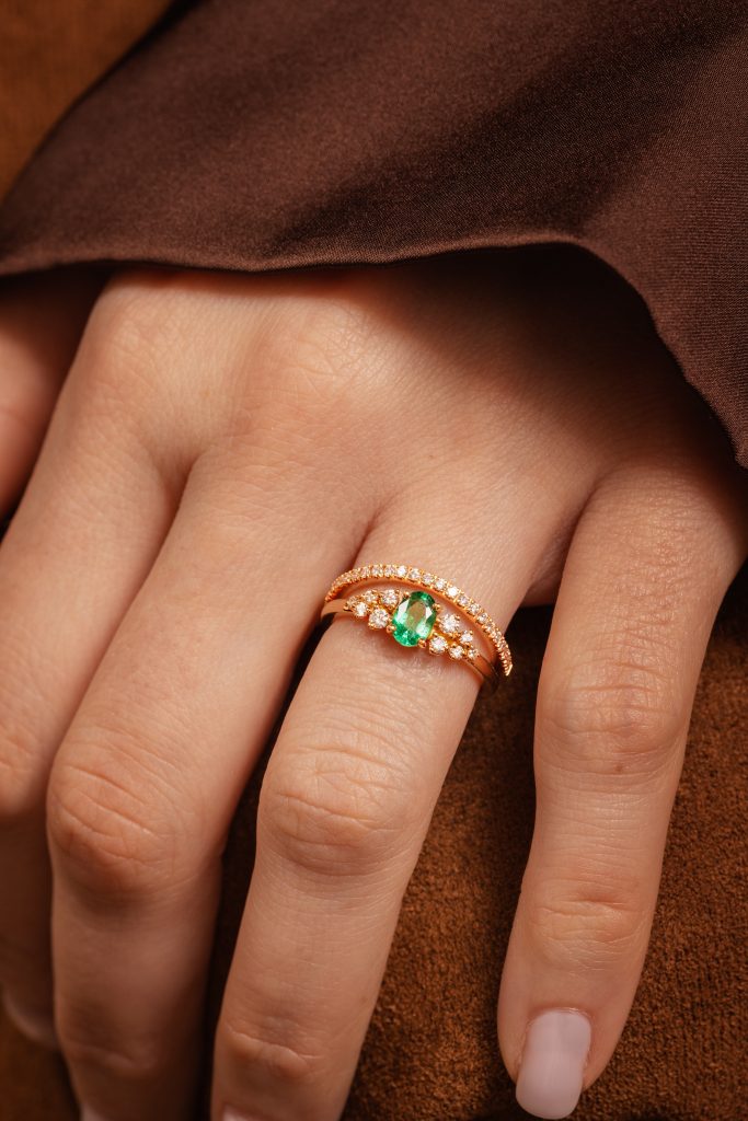 Bague Persée Emeraude - Joaillier Toulouse