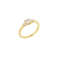 Bague Camille Classique Diamant Or jaune vue 2
