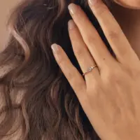 Bague Camille Fine - vue 3 portée