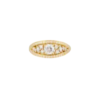 Bague Capucine Classique Diamant Or jaune vue 1