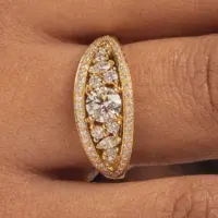 Bague Capucine Classique - vue 2 portée