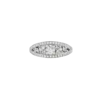Bague Capucine Fine Diamant Or blanc vue 1