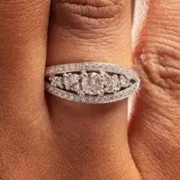 Bague Capucine Fine - vue 2 portée