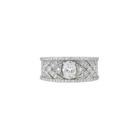 Bague Céleste Classique Diamant Or blanc vue 1