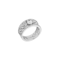 Bague Céleste Classique Diamant Or blanc vue 2