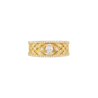Bague Céleste Fine Diamant Or jaune vue 1