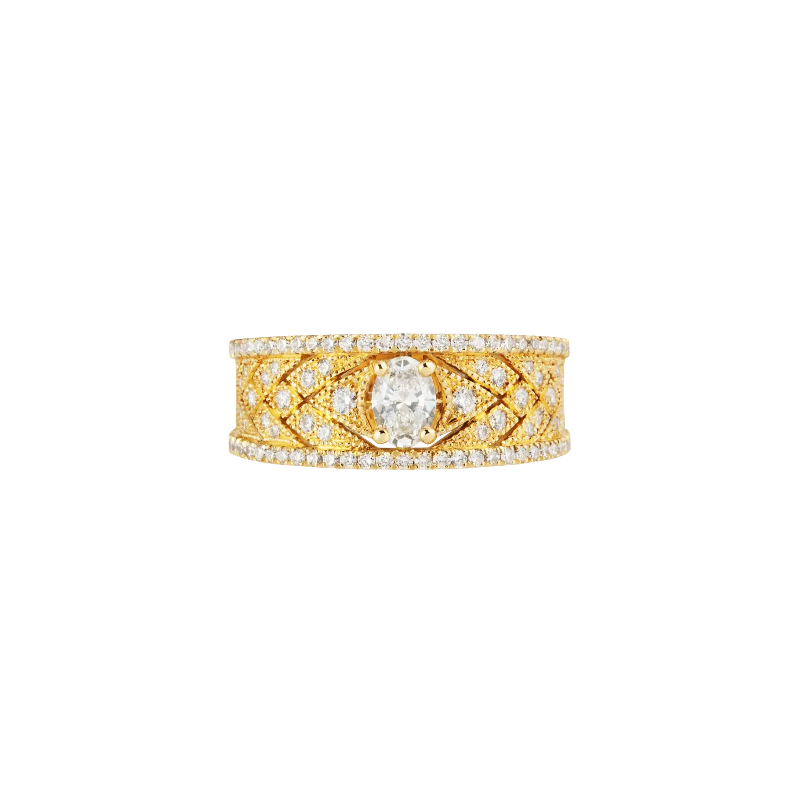 Bague Céleste Fine Diamant Or jaune vue 1