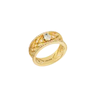 Bague Céleste Fine Diamant Or jaune vue 2