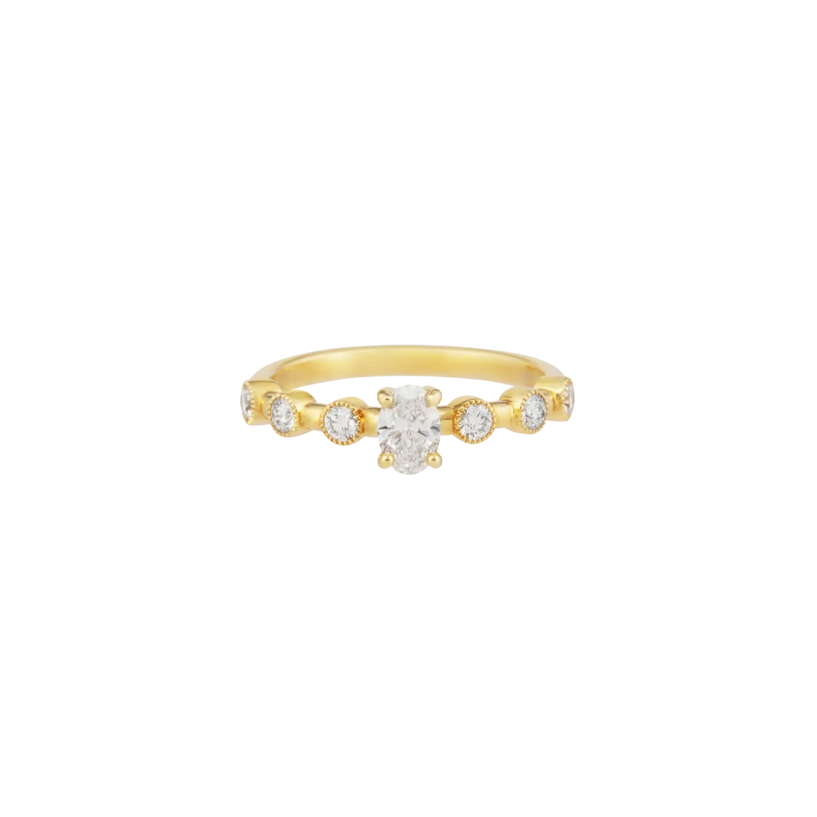 Bague Charlotte Fine Diamant Or jaune vue 1