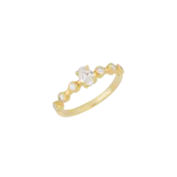 Bague Charlotte Fine Diamant Or jaune vue 2