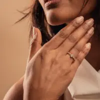 Bague Charlotte Fine - vue 7 portée