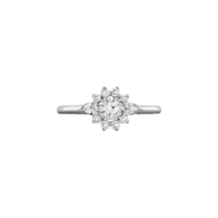 Bague Colombe Fine Or blanc vue 1
