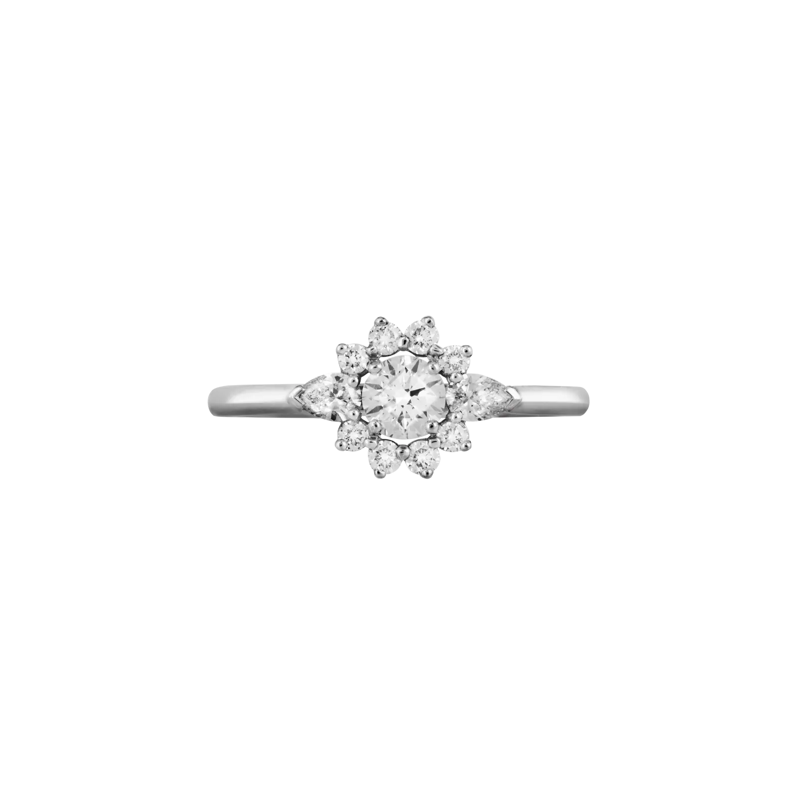 Bague Colombe Fine Or blanc vue 1