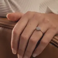 Bague Colombe Fine - vue 3 portée
