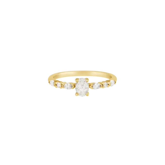 Bague de fiançailles Eléornore Fine