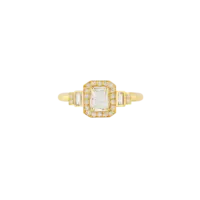 Bague Garance Classique Diamant Or jaune vue 1