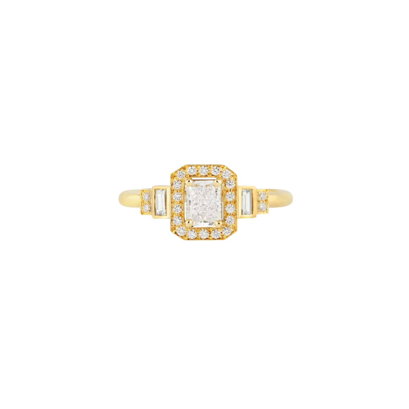 Bague Garance Classique Diamant Or jaune vue 1