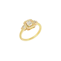 Bague Garance Classique Diamant Or jaune vue 2