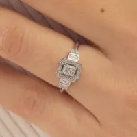 Bague Garance Fine - vue 2 portée