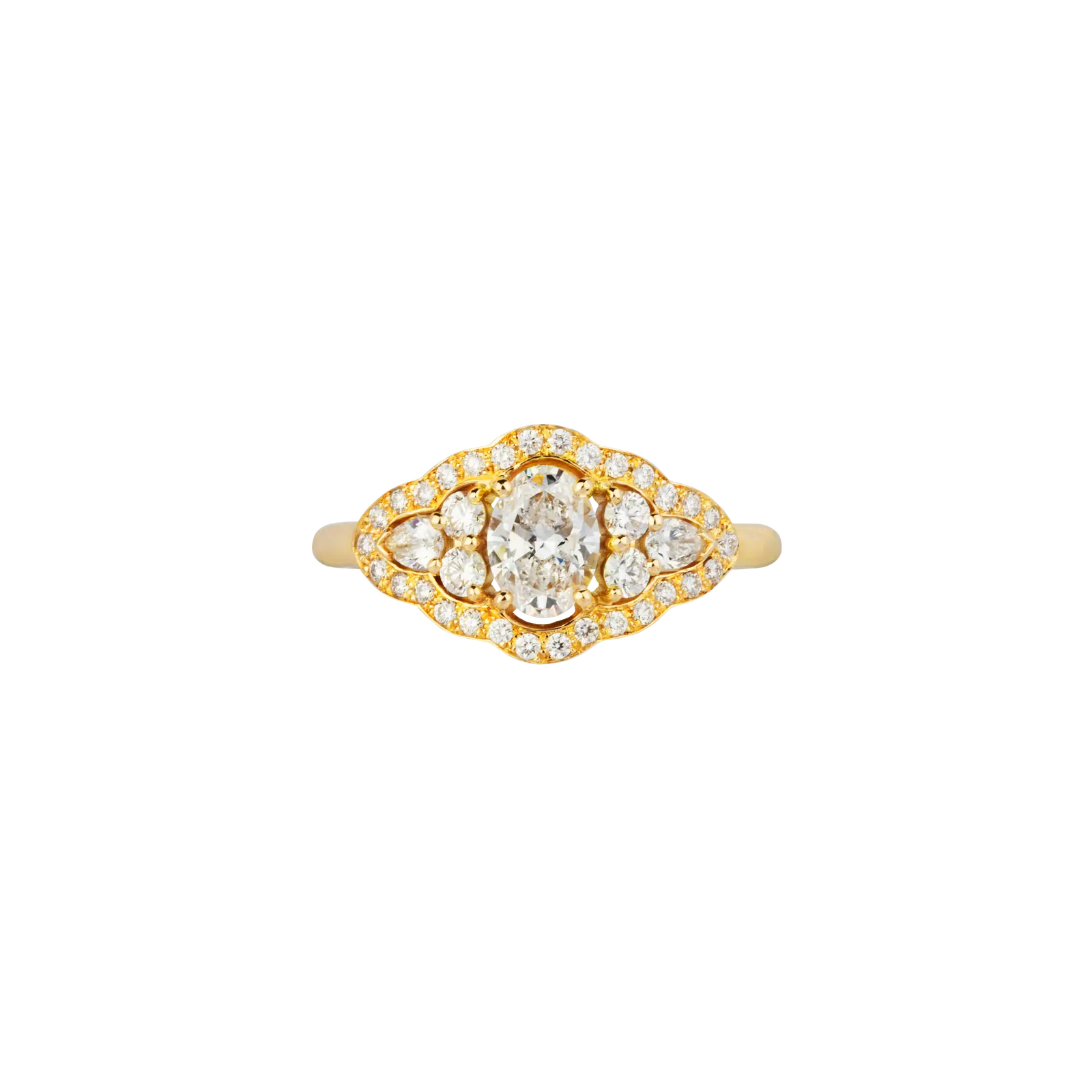 Bague Inès Classique Or jaune vue 1