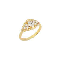 Bague Inès Classique Or jaune vue 2