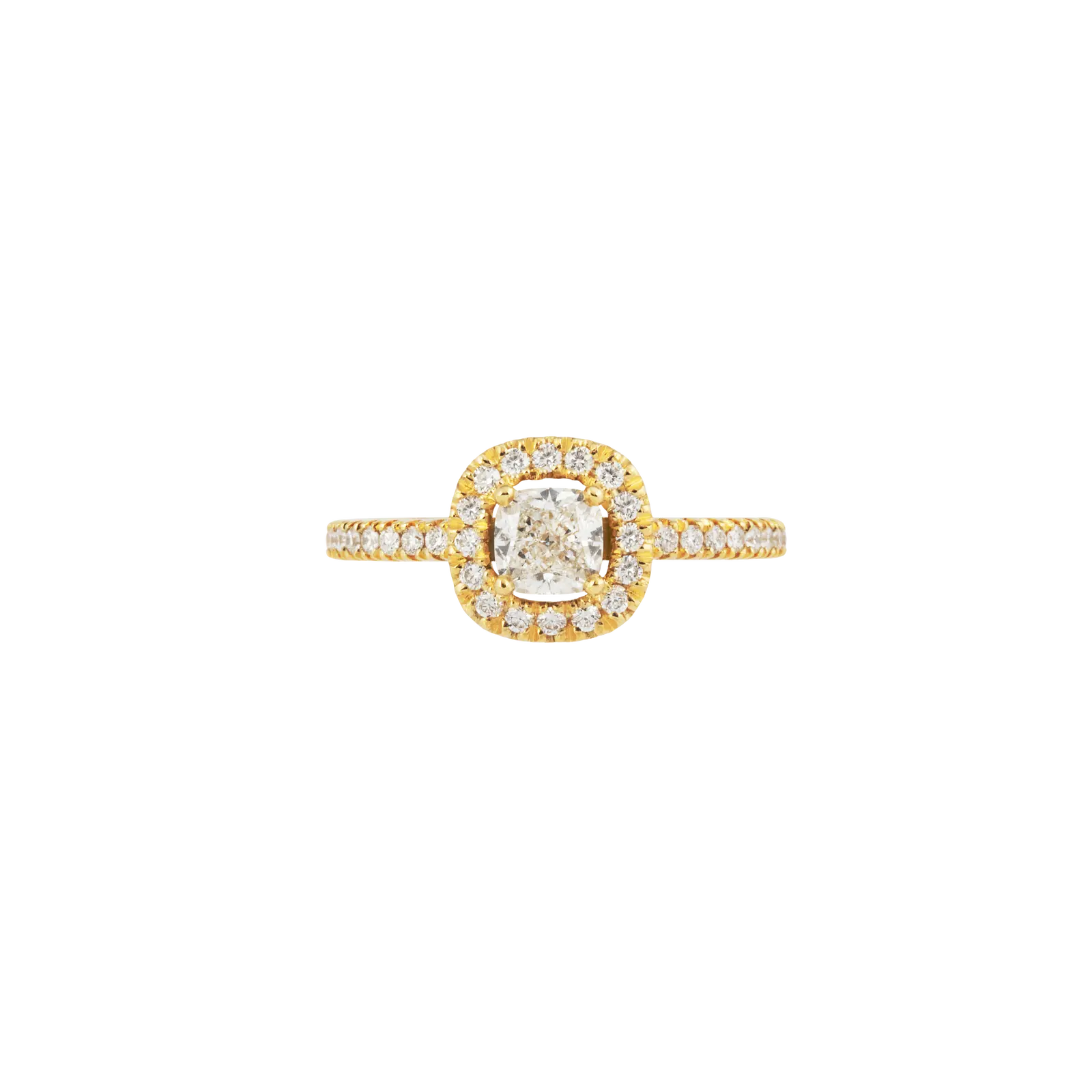 Bague Jeanne Classique Diamant Or jaune vue 1