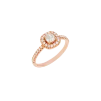 Bague Jeanne Fine Or rose vue 2