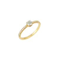 Bague Louise Fine Or jaune vue 2