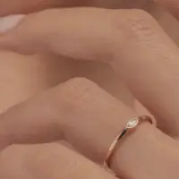 Bague Mandala - vue 2 portée