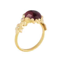 Bague Prestige_Or jaune_Grenat