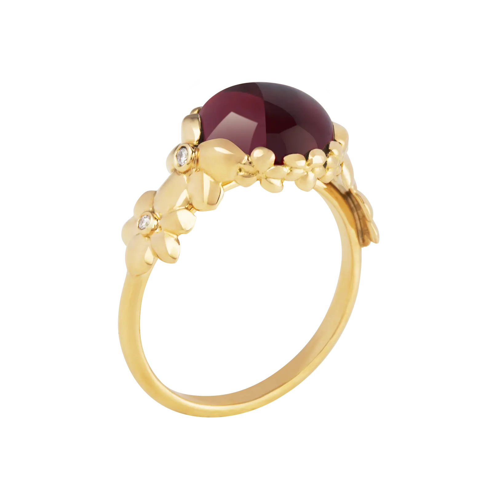 Bague Prestige_Or jaune_Grenat