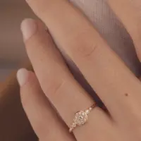 Bague Rosace - vue 2 portée