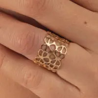 Bague Silhouette - vue 2 portée