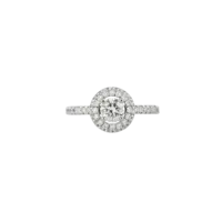 Bague Victoria Classique Diamant Or blanc vue 1