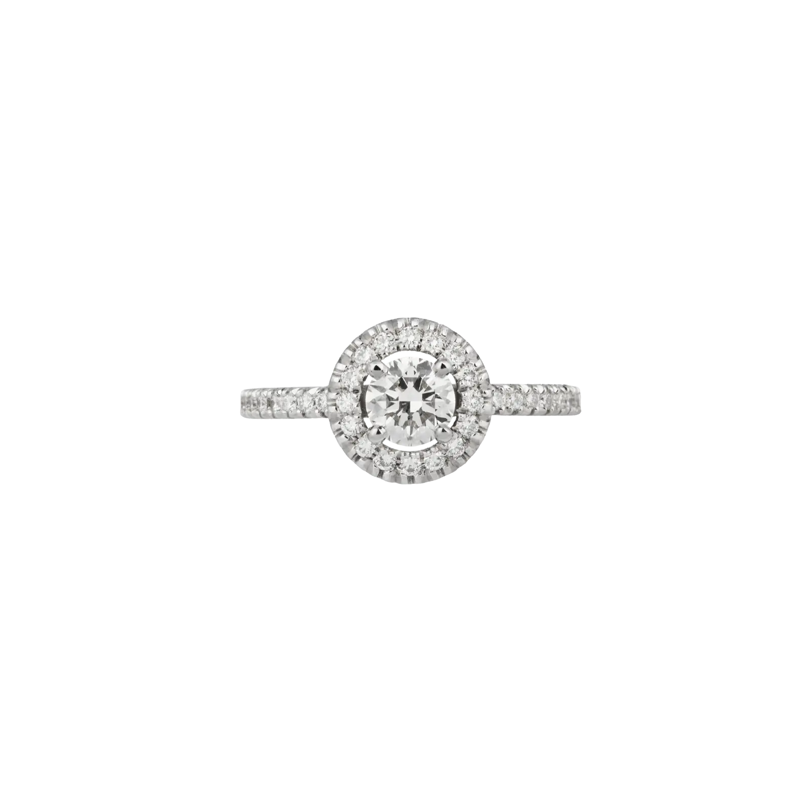 Bague Victoria Classique Diamant Or blanc vue 1
