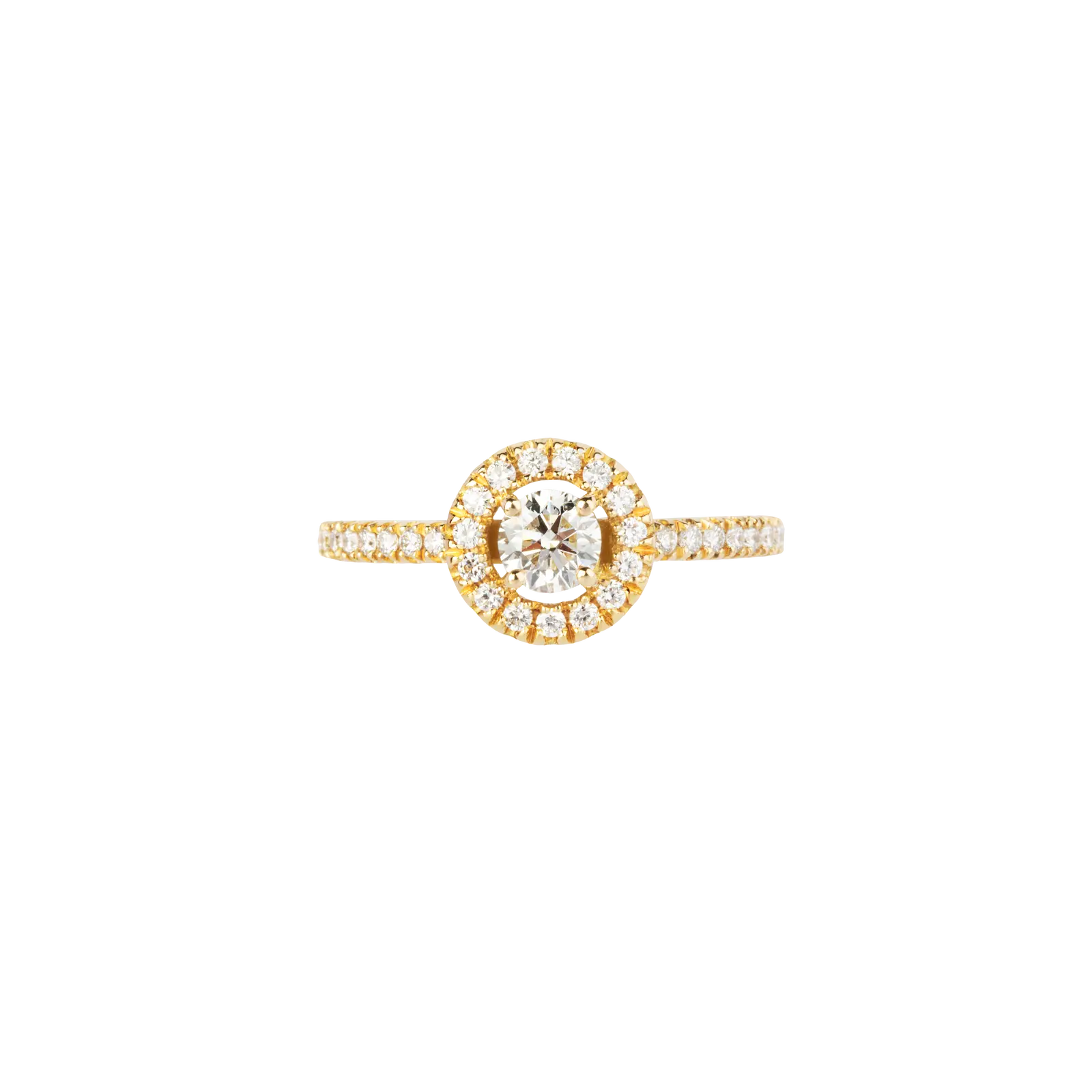 Bague Victoria Fine Diamant Or jaune vue 1