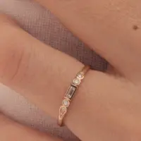 Bague Vitrail - vue 2 portée