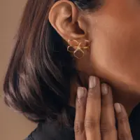 Boucles d'Oreilles Allure GM - vue 2 portée