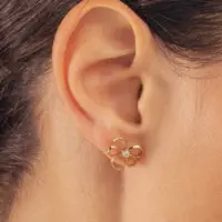 Boucles d'Oreilles Allure PM - vue 2 portée