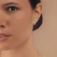 Boucles d'Oreilles Cascade - vue 1 portée