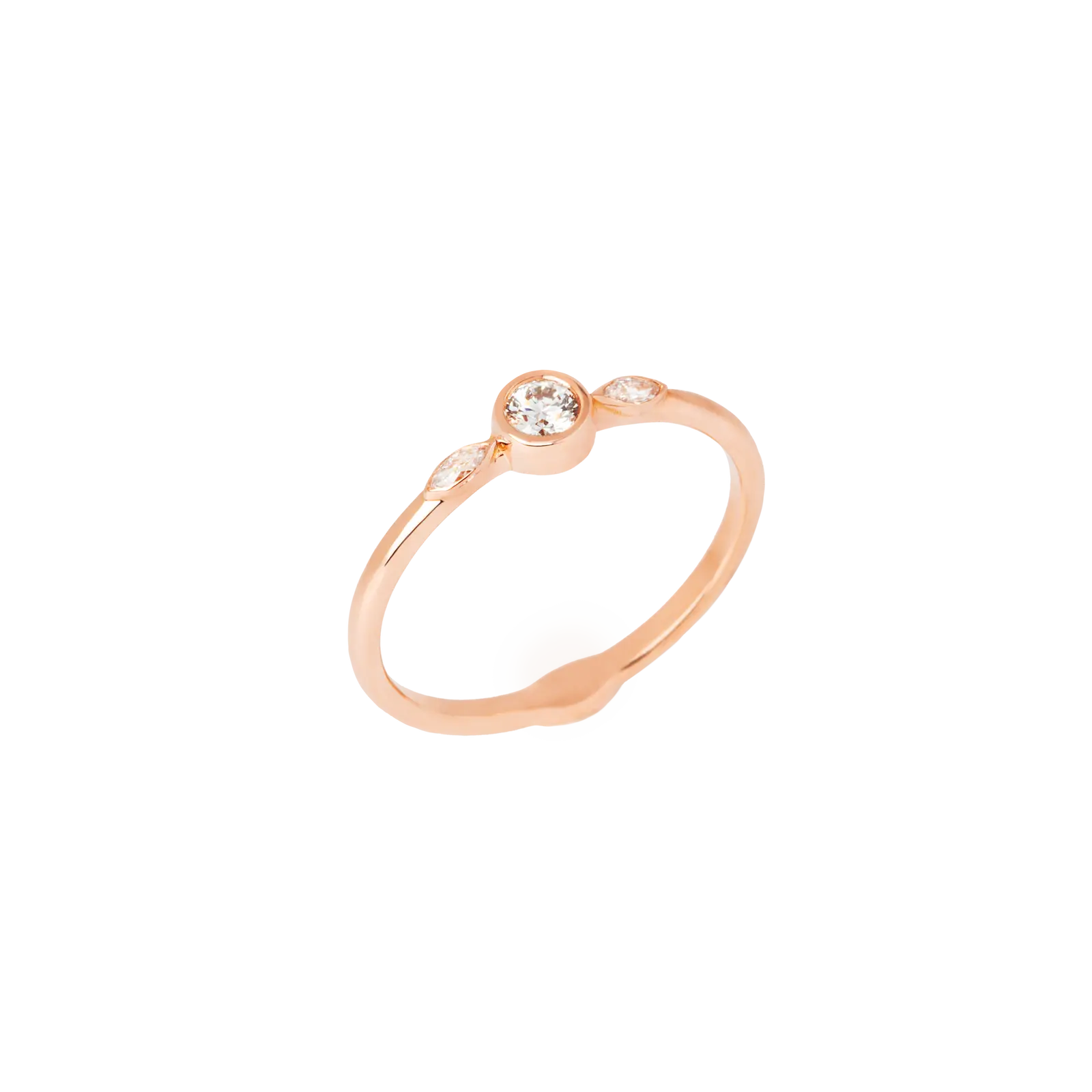 LAUJOA - Bague Floraison - Or rose 2