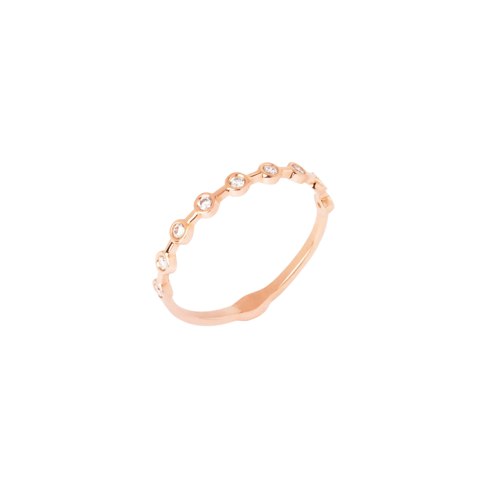 LAUJOA - Bague Ondulation - Or rose 2