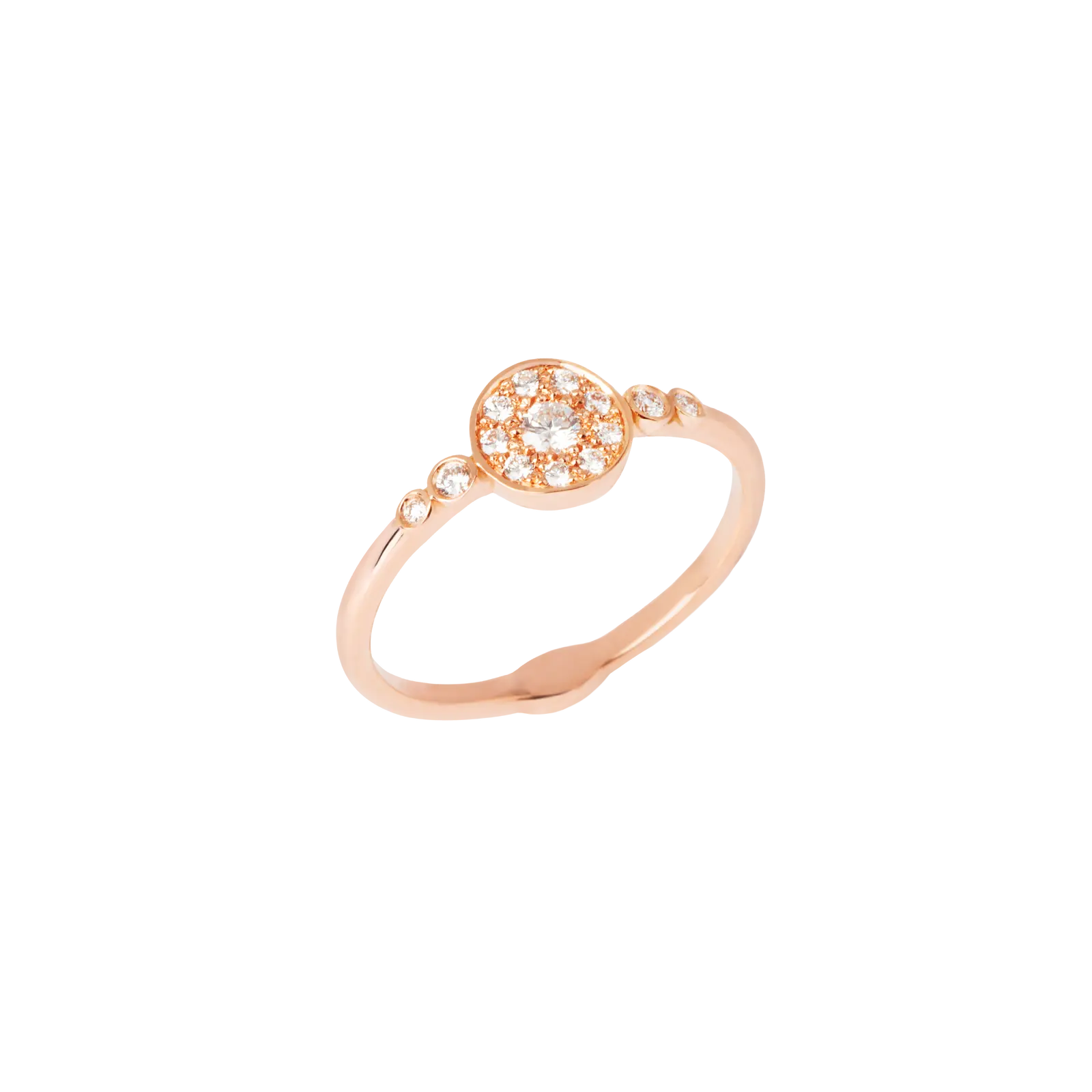 LAUJOA - Bague Rosace - Or rose 2