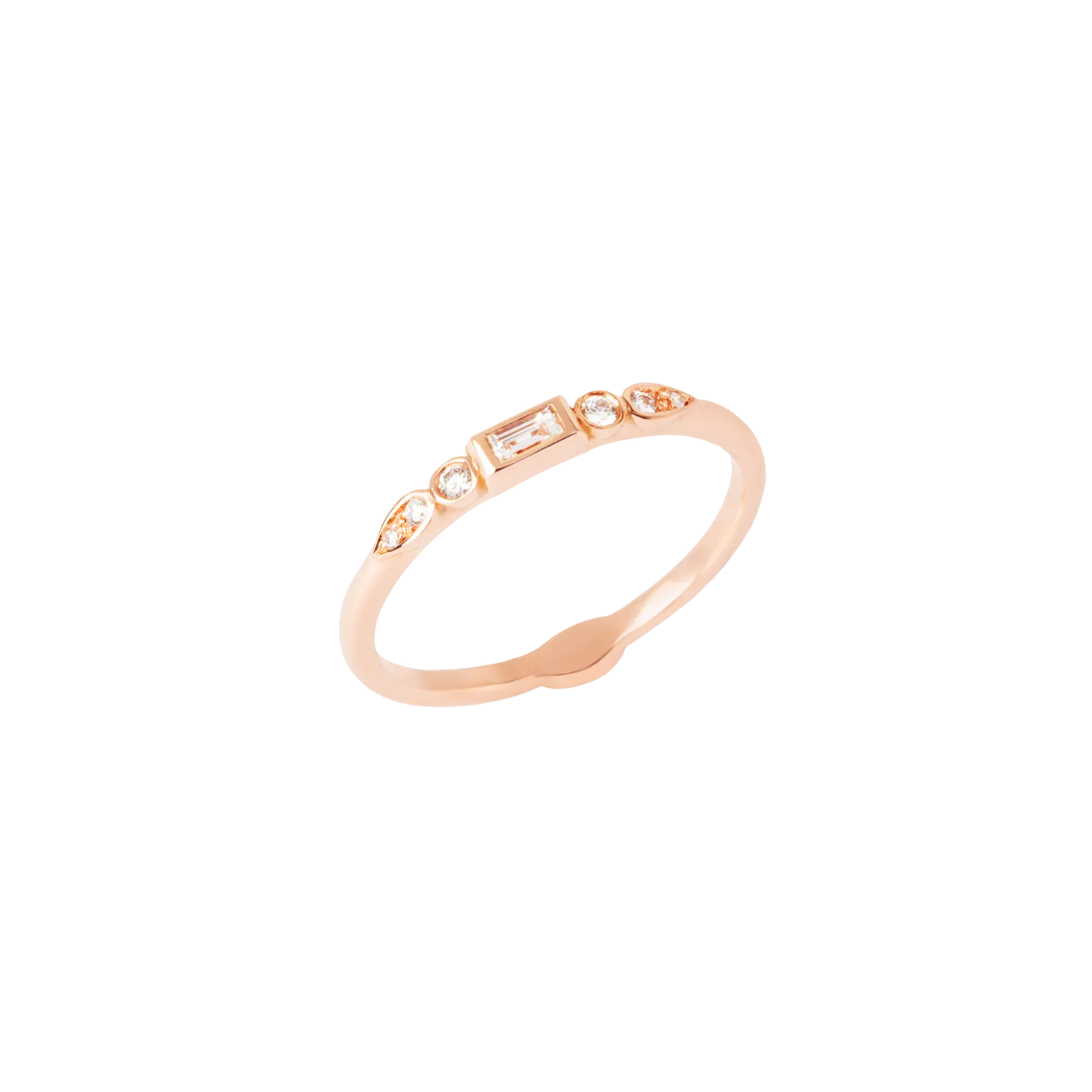 LAUJOA - Bague Vitrail - Or rose 2