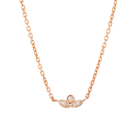 LAUJOA - Pendentif Prisme - Or rose